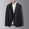 Men's Suits Blazers wool single middleaged young leisure woolen suit coat Loose Oversized Summer Top 221121