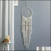 Other Home Decor Angel Wing Star Dream Catcher Moon Tassel Rame Wall Hanging Tapestry Home Decor Diy Handicraft For Bedroom Living R Dhcav