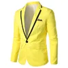 Мужские костюмы Blazers Spring Awomm Blazer Fashion Slim Casual Blazer для розового/черного/белого пиджака с одной пуговицей