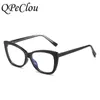 Sunglasses Frames 2022 New Fashion Patchwork Optical Anti-blue Glasses Women Vintage Leopard Computer Eyeglasses Female Oculos Spectacles T2201114