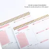 Anteckningar som inte är daterade veckoplanerare Daily Agendaas Notebook Organizer Binder Journal med Habit Tracker to Do List School Office Supplies 221119