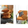 Pillow Home Decor Cover Decorative Case Modern Simple Luxury Soft Orange Zebra Tree Embroidery Sofa Chair Bedding