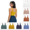 Canotte Canotte Abbigliamento da yoga canotte sportive da donna canotte reggiseno intimo donna reggiseni fitness bellezza biancheria intima di alto design gilet crop top designer abbigliamento DGFD