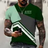 T-shirts pour hommes Chemise de marque KYCK Doux et confortable sans toucher le T-shirt col rond décontracté en vrac avec impression 3D 6XL