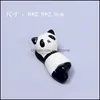 Other Kitchen Storage Organization Panda Chopstick Rest Cartoon Ceramic Chopsticks Holder Storage Animal Restaurant Tableware Drop Dhu9R