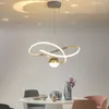 Chandeliers Nordic Led Luxury Minimalist 100cm Adjustable Hang Wire Gold Grey Living Room Dining Table Interior Ceiling Lighting