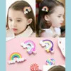 Haarclips Bronrettes Leuke regenboogwolk Lollipop Vorm Haarclip Meisjes Bronrettes Haarspelden Hoofdkleding mode verjaardag cadeau drop deli dhot2