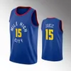 Heren Basketbal Nikola Jokic Jamal Murray Jersey Michael Porter Jr. Aaron Gordon Caldwell Paus Christian Braun Zeke Nnaji Peyton Watson Reggie Jackson Jerseys