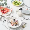 Assiettes Creative Style Japonais Mignon Dessin Animé Animal Forme Bébé Plats Petit Déjeuner Assiette Vaisselle En Céramique Snack Dessert Vaisselle