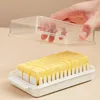 Storage Bottles Butter Cutting Box Dish Holder Fridge Lid Cutter Plastic Dishes With Lids