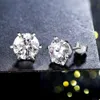 Stud Arrival 30 Carat Gemstone Earrings for Women Solid 925 Sterling Silver D color Solitaire Fine Jewelry 221119