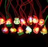 Capodanno Natale Light Up Collana Decorazione Bracciali Led Regalo per bambini Giocattoli di Natale per bambine SN291