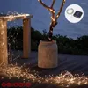 Juldekorationer 200 lampor LED Tree Vine Copper Wire String Romantic Wedding Garden Branch Decoration