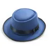 Basker män kvinnor pläd hatt England retro Top Jazz Bowler Hats Caps Artificial Wool Blend Banquet Wedding Party Accessories