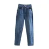 Jeans Womens Tangada Fashion Casual Black Pants for Women Troushers Bolsets Botões femininos 4m72 221121