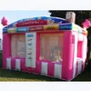 5m / 6m Stand de concession personnalisé tente gonflable barbe à papa cabine de changement de billets crème glacée pop-corn boisson froide vente chambre ballon avec ventilateur en solde