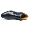 Botlar Erkek Zip Siyah Kahverengi Düşük Topuklu İş El Yapımı Kovboy Botas De Trabajo Hombre Ayakkabı 221119 ile Erkekler İçin