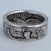 Nytt antikt mynt Morgan United States of America Half Dollar 1945 Ring MA5R242B7587416