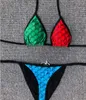 Sexy zweiteiliger Bikini für Frauen, Badeanzug, G-Buchstaben, modische Perspektive, Designer-Bademode