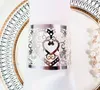 Decorazioni per matrimoni 50 pezzi Love Heart Style Laser Cut Paper Rings Talbins Thoughs Hotel Birthday National Christmas Christmas Charghi