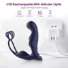 Anal Toys Male Prostate Massage Vibrator Plug Silicone Waterproof Massager Stimulator Butt Fördröjning Ejakulation Ring Toy for Men 221121