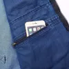 Gilet da uomo di grandi dimensioni con scollo a V classico multi denim da lavoro Gilet casual solido da uomo con molte tasche Giacca senza maniche da pesca 221121