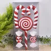 Kerstdecoraties Rode en Wit Candy Lollopops Combinatie Tree Home Party Raam 221119