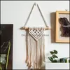 Other Home Decor Angel Wing Star Dream Catcher Moon Tassel Rame Wall Hanging Tapestry Home Decor Diy Handicraft For Bedroom Living R Dhcav