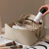 Aufbewahrungstaschen Große PU-Leder-Reise-Kosmetiktasche für Frauen Organizer Hochleistungs-Make-up-Tasche Weibliche Box