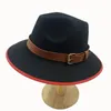 Boinas fedora chapéu para mulheres chapéus acessórios de cinto de sol jazz fashion fashion fedoras por atacado