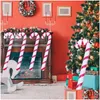 Decorações de Natal Decorações de Natal 6pcs/Set Canes Decoração para Balões Infláveis ​​ao ar livre Ornamentos de árvore 2022 crianças Dhrxz