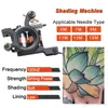 10 wrap spoelen permanente tattoo machine shader voering koolstofstaal roterende diverse tatoo motor gun instrument