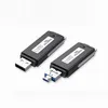 2in1 OTG USB DISK Small Dicafon Voice Recorder Digital Audio Recorder 8GB Memory Stick-thumb Drive- Dicafone- RECHARGEABLE 8GB- PENDRIVE FÖR KLASSMÖTE