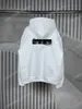 xinxinbuy Men designer Hoodie Sweatshirt Paris Sea Wave Embroidery Rubber strip women Black brown white oversize XS-2XL