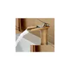 Zlew łazienki krany wodospad mosiężne próżność zlewka kran Chrome łazienka Mikser Basen Tap 83008 DOSTALNIE DOSTAWA DOMOWEGO GARDOWE KREUKTY SHO DHWMX