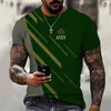T-shirts pour hommes Chemise de marque KYCK Doux et confortable sans toucher le T-shirt col rond décontracté en vrac avec impression 3D 6XL
