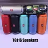 TG116 Bluetooth Portable Speaker Double Horn Mini Outdoor Waterproof Subwoofer Wireless Speakers Support TF USB Card FM Radio DHLa