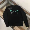 Erkek Hoodies Sweatshirts Tasarımcı Yüksek Versiyonu Kazak Erkekler Sweatshirt Kedi Kulakları Baskı Gevşek Kazak