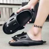 Männer Shark Slides Hausschuhe Strand Flip-Flops Mann Clappers Indoor Badezimmer Hausschuhe Sommer Hausschuhe Frauen Plattform Sandalen J220716