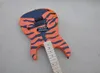 Orange 6 Strings Electric Guitar with Special Sticker Maple Fretboard Can be Customized