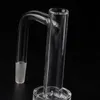 DHL Full Weld Abgeschrägte Kante Contral Tower Smoking Quartz Banger 2,5 mm Wand 16 mmOD Nahtlos geschweißte Quarznägel für Glaswasserbongs Dab Rigs Rohre