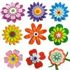 Geschenkwikkeling XICC 3D Art Eva Foam Flower Wall Stickers Gemengd patroon Puzzel Toys Early Kindergarten School Klaslokaal Handgemaakt diy materiaal