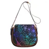 Evening Bags Mandala Flower Totem Art 3D Print Fashion Women Crossbody Bag Handbags Zipper Shoulder