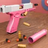 Gun Toys 18 Outdoor Party Pistols Toy Guns P85 Desert Eagle Soft Darts Bullets Airsoft Guns Outdoor Sports Fun Shooting for Boys T221105