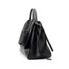 Bolsas de noche NIGEDU Diseño de marca Bolso de mujer Bolsos de cuero simples de lujo Cadena Bolso de hombro para mujer Bolsas grandes negras 221119