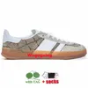 Outdoor Shoes Platform Flats Casual Sneaker Trainers Pink Velvet Green Suede Light Blue Silk Yellow White Red Plate-Forme Gazelle For Men Women Size 36-45