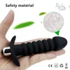 Anal Toys Silicone Beads Butt Plug Vibrator Toy Strapon Dildo Male Prostate Massager Sex For GaysCouple Men 221121