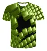 Мужские рубашки T 2022 3D-печать персонализированная фирменная футболка для геометрии часов Fashion Street Street Summer Summer-рукав Top XXS-6XL