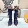 Catwalk Down Boots Waterproof Umbrella Cloth High-top Half Boot Women Fashion Shoes Size 35-39