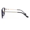نظارات شمسية إطارات العلامة التجارية أبيض القط نظارات العين النساء 2020 عتيقة الإطارات البصرية الشفافة الإناث